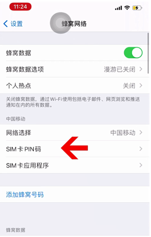 丰泽苹果14维修网分享如何给iPhone14的SIM卡设置密码 