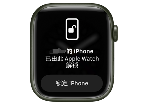 丰泽苹果手机维修分享用 AppleWatch 解锁配备面容 ID 的 iPhone方法 